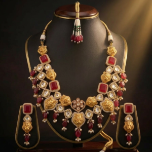 The Simha Rajasi Polki & Ruby Heirloom Set