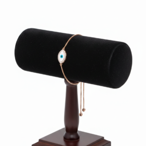 Marquise Pavé Evil Eye Rose Gold Bolo Bracelet