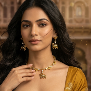 The Devika Divine Temple Hasli Set