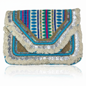 Tribal Tapestry Boho-Chic Coin Clutch