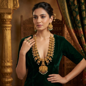 Divine Lakshmi Guttapusalu Heritage Choker Set