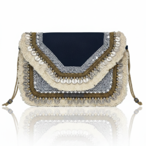 Midnight Muse Boho-Luxe Envelope Clutch