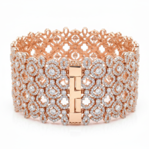 Midnight Bloom Enamel & Gold Radiant Studs