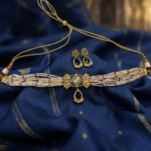 The Neelkamal Seed Pearl Choker Set
