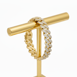 Pavé Diamond Flat Curb Link Bracelet