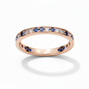 Art Nouveau-Inspired Pear-Cut Diamond Medallion Ring