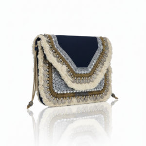 Midnight Muse Boho-Luxe Envelope Clutch