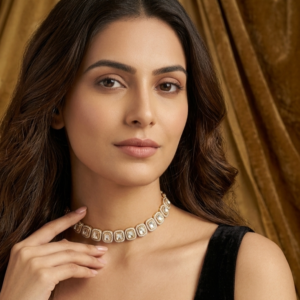 The Crystal Pavilion Geometric Polki Set