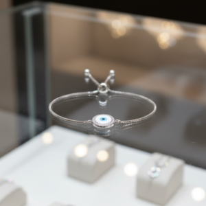 Iridescent Mother-of-Pearl Sunburst Rose Gold Bracelet