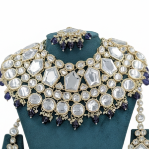 Mirror-Cut Grand Majesty Polki Set