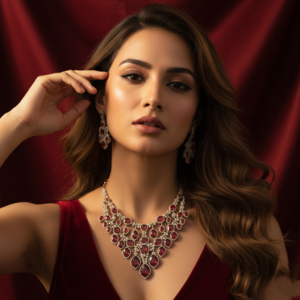 Majestic Crimson Teardrop Grand Gala Suite