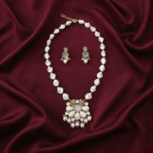 Aura Baroque Pearl & Polki Statement Heritage Set