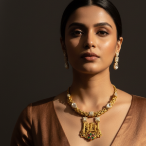 The Swarna Devata Braided Nakshi Set