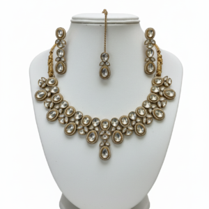 The Ivy Radiance Polki Necklace Set