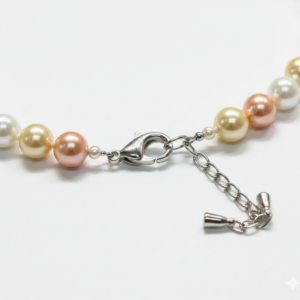 Aura Tri-Tone Lustrous Pearl Necklace