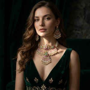 Ruby, Emerald & Rose Quartz Heritage Choker