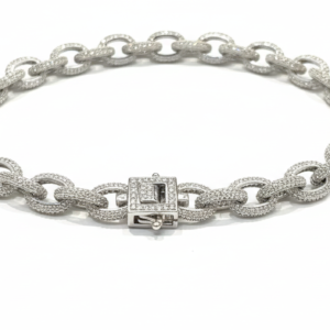 Ethereal Pavé Oval Link Choker
