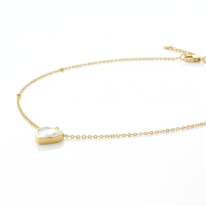 Aura Mother-of-Pearl Heart Necklace