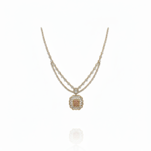 Regal Imperial Emerald Teardrop Halo Set