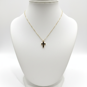 Emerald Harmony Dual-Strand Onyx & Pearl Necklace