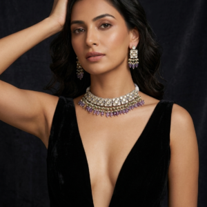 Amethyst & Polki Heritage Set