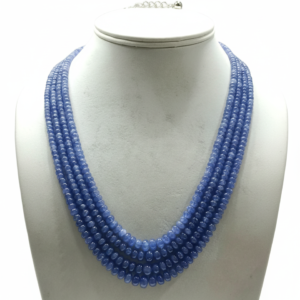 Sapphire Horizon Multi-Strand Statement Necklace