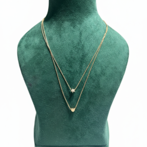 Midnight Onyx Minimalist Cross Necklace