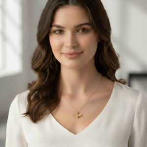 Aurelian Teardrop Solitaire Pendant