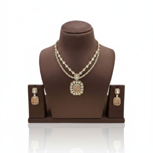 Regal Imperial Emerald Teardrop Halo Set