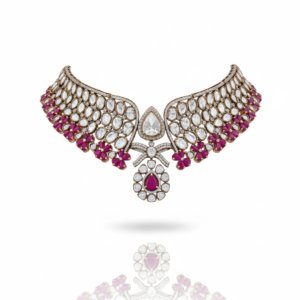 Kundan Choker & Drop Earring Set