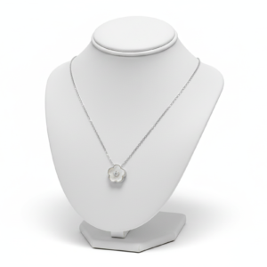 Maris Shell Inlay Heart-Point Necklace