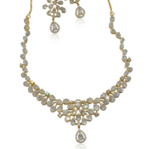 Emerald-Tone Floral Mandala Necklace