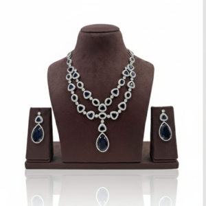 Blush Sovereign: Silver-Finish Rose Quartz Grandeur Set