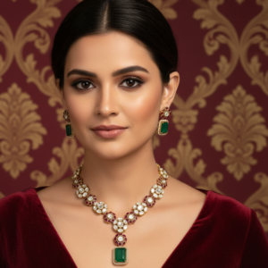 Divine Ganesha Antique Temple Necklace