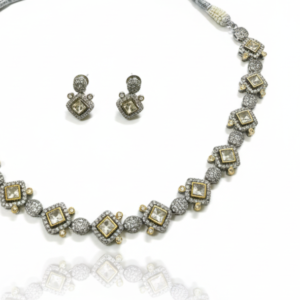 The Lumina Geometric Choker Set: Dual-Tone Diamond Symmetry
